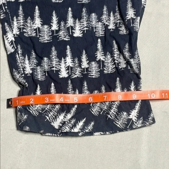 Convington Pajama Pants Gray and White Tree Print - Picture 10 of 11